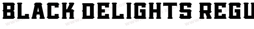 Black Delights Regul字体转换